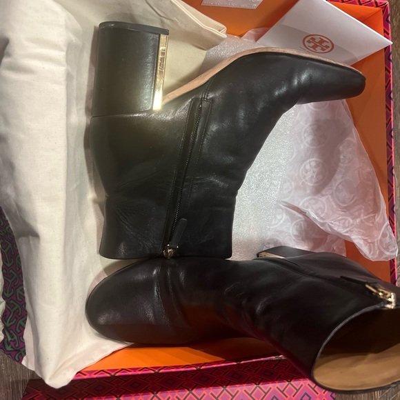 Tory Burch Calfskin Ankle Boots - Picture 7 of 8